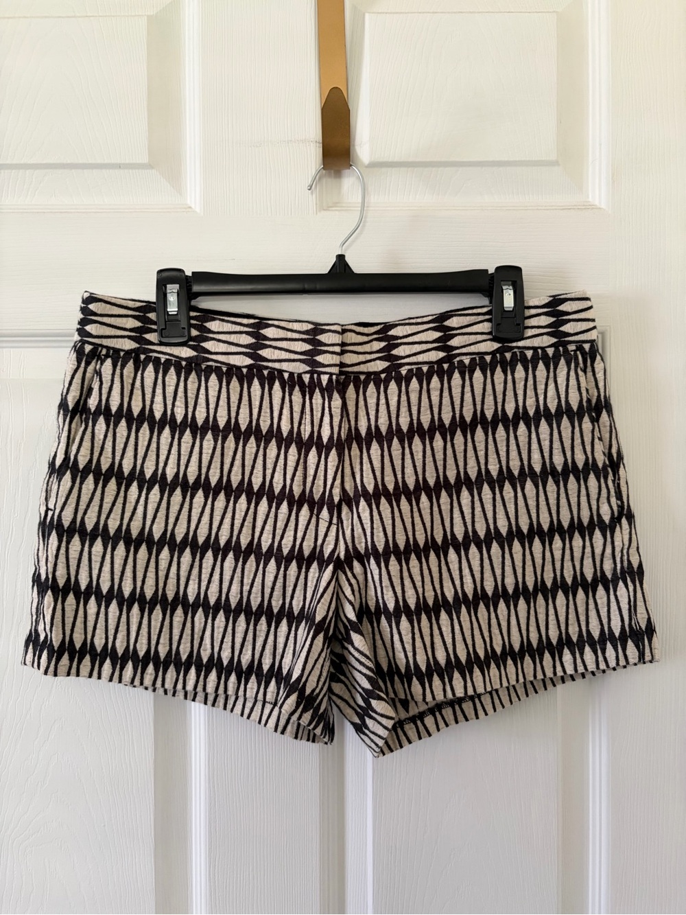 JOE Fresh Black and Cream Patterned Women’s Shorts